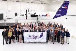 Textron Aviation announced today the first delivery of the Cessna SkyCourier twin utility turboprop to FedEx Express. Textron Aviation announced today the first delivery of the Cessna SkyCourier twin utility turboprop to FedEx Express.