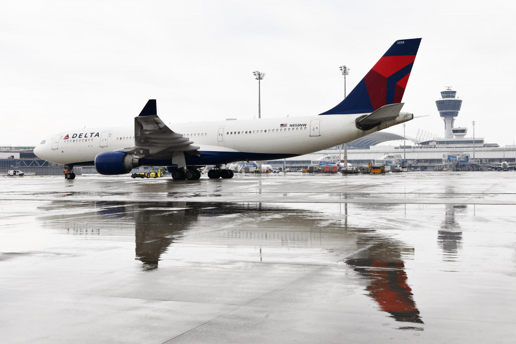 Airbus A330-200 shortly before Friday's takeoff when it resumed service to Detroit from MUC.
