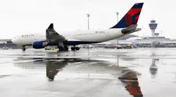 Airbus A330-200 shortly before Friday's takeoff when it resumed service to Detroit from MUC.