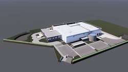A CAD drawing of the future application support center. PPG will invest $17 million to build an aerospace application support center in Toulouse, France that will begin operations in the fourth quarter of 2023. A CAD drawing of the future application support center. PPG will invest $17 million to build an aerospace application support center in Toulouse, France that will begin operations in the fourth quarter of 2023.