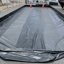 Interstate Products Inc. (IPI) is a supplier of airfield fuel spill containment berms to help with EPA and SPCC regulations and accommodate all size fuel trucks and tankers.