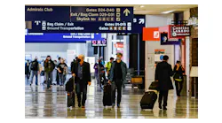 Passengers in Terminal D at DFW Airport on Tuesday, March 1, 2022.
