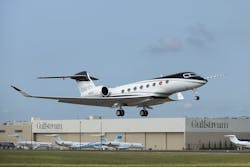The Gulfstream G800 completed its maiden flight on June 28, 2022. The Gulfstream G800 completed its maiden flight on June 28, 2022.