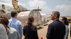 On Thursday, June 9, team members at the FedEx Express Ramp at Dallas Fort Worth International Airport offloaded a shipment of approximately 110,000 pounds of Nestle infant formula from a FedEx Express charter flight in coordination with the U.S. government.