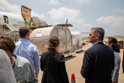 On Thursday, June 9, team members at the FedEx Express Ramp at Dallas Fort Worth International Airport offloaded a shipment of approximately 110,000 pounds of Nestle infant formula from a FedEx Express charter flight in coordination with the U.S. government.