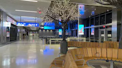 The interior of the four-gate expansion at Dallas/Fort Worth International Airport.
