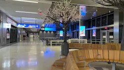 The interior of the four-gate expansion at Dallas/Fort Worth International Airport. The interior of the four-gate expansion at Dallas/Fort Worth International Airport.