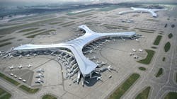 TK Elevator supplies more than 100 elevators customized with voice and gesture controls to Chongqing Jiangbei International Airport in China to enable touchless usability. TK Elevator supplies more than 100 elevators customized with voice and gesture controls to Chongqing Jiangbei International Airport in China to enable touchless usability.