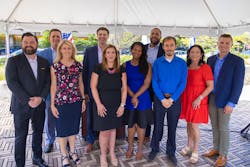 The Massachusetts Port Authority (Massport) and Massachusetts Clean Energy Center (MassCEC), as well as local elected officials, celebrated MassCEC’s recent grant to Massport in support of planning and facilitating the transition to more electric vehicles (EVs) at Logan Airport. The Massachusetts Port Authority (Massport) and Massachusetts Clean Energy Center (MassCEC), as well as local elected officials, celebrated MassCEC’s recent grant to Massport in support of planning and facilitating the transition to more electric vehicles (EVs) at Logan Airport.