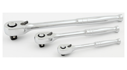 Dynamic&rsquo;s ratchets are available in 1/4-inch, 3/8-inch or 1/2-inch drive sizes with 5-, 7- and 10-inch lengths, respectively.