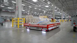 Swissport has launched a pilot with an automated guided vehicle.
