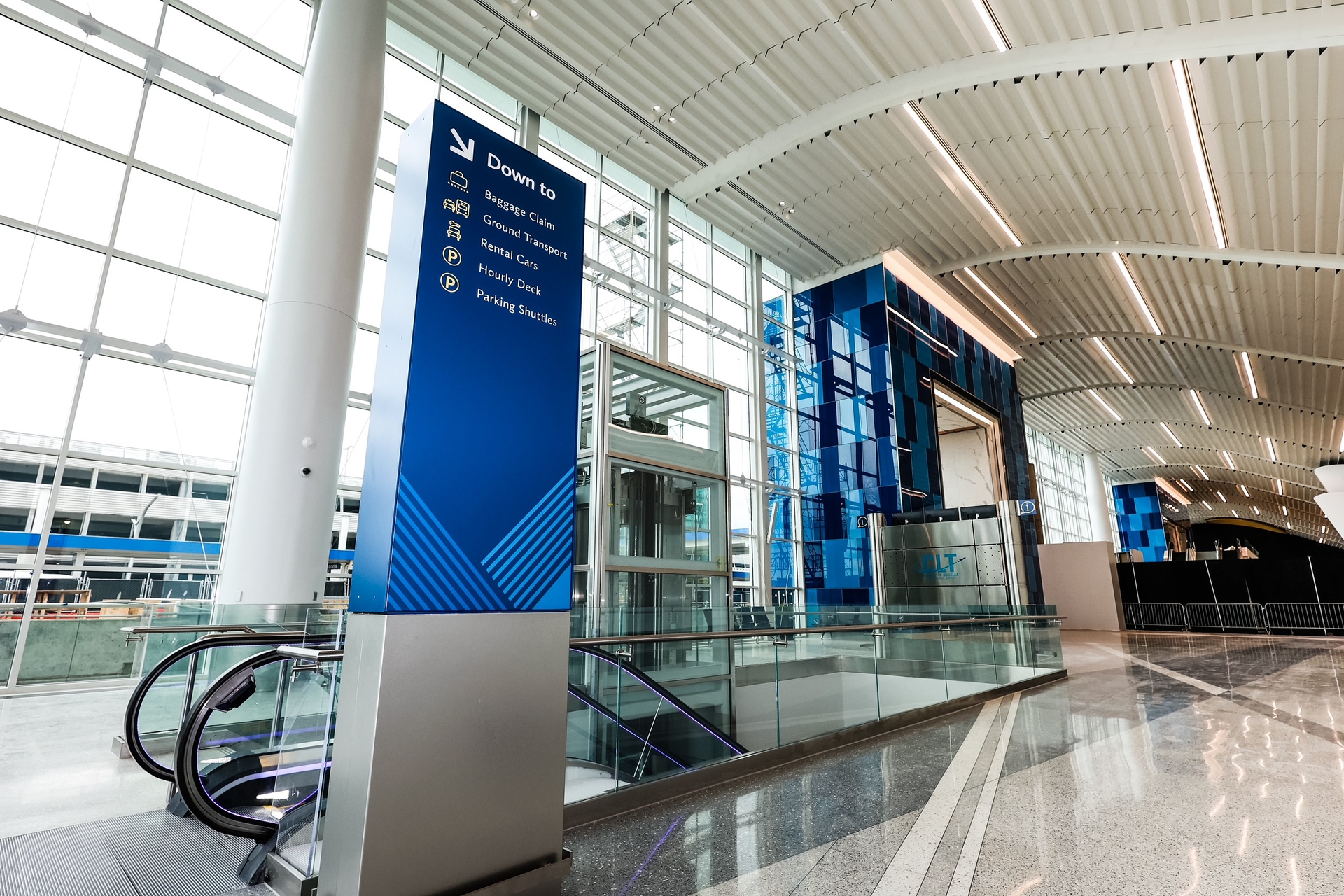 Portions of the Terminal Lobby Expansion&rsquo;s (TLE) west side will open on Wednesday, July 27, providing approximately 90,000 square feet of additional circulation space, access to the west subterranean walkway and a sneak peek of what is to come when construction is complete in 2025.