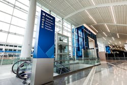 Portions of the Terminal Lobby Expansion’s (TLE) west side will open on Wednesday, July 27, providing approximately 90,000 square feet of additional circulation space, access to the west subterranean walkway and a sneak peek of what is to come when construction is complete in 2025. Portions of the Terminal Lobby Expansion’s (TLE) west side will open on Wednesday, July 27, providing approximately 90,000 square feet of additional circulation space, access to the west subterranean walkway and a sneak peek of what is to come when construction is complete in 2025.