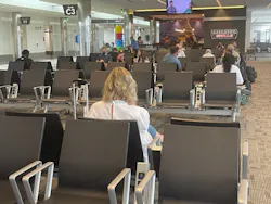 All gates at BHM are now equipped with new seats that have power outlets and cupholders at every chair.