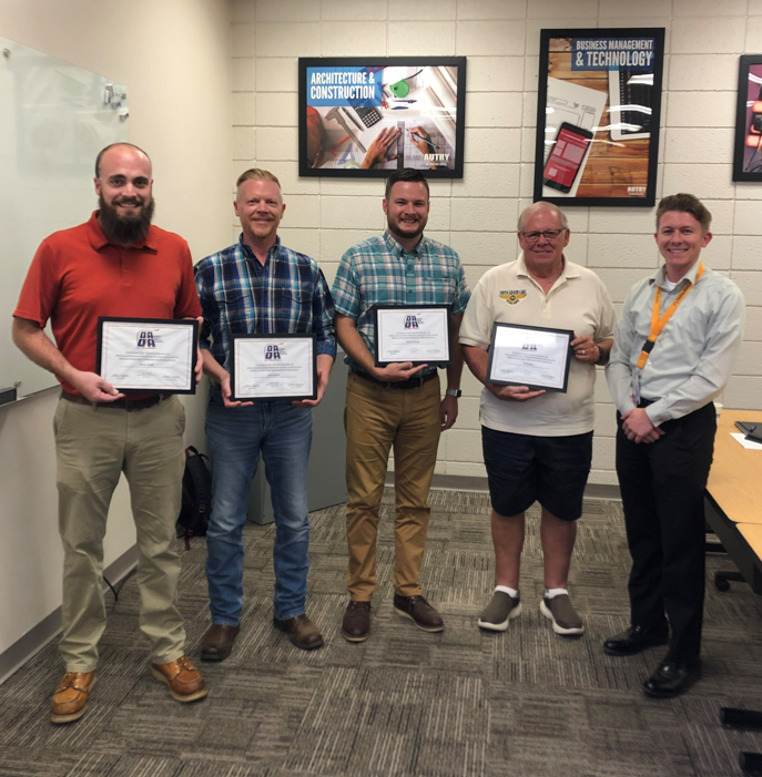 Austin Wheeler, Tulsa Riverside Airport; Chase Tindle, McAlester Regional Airport; Dan Luttrell, Ardmore Municipal Airport; Daniel Adams, Altus/Quartz Mountain Regional Airport; Jim Brown, South Grand Lake Regional Airport; John Wyatt, Durant Regional Airport; Joshua Matekovic, Durant Regional Airport; Kathryn Parker, Shawnee Regional Airport; Matthew Lovelace, Shawnee Regional Airport.