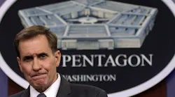 Then U.S. Department of Defense press secretary John Kirby participates in a news briefing at the Pentagon Aug. 13, 2021 in Arlington, Virginia. The U.S. government is considering supplying Ukraine with U.S. fighter jets, Kirby, current communications director of the National Security Council, said on Friday, July 22, 2022.