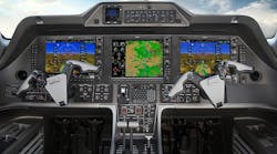 The Garmin G1000 NXi avionics suite in an Embraer Phenom. The Garmin G1000 NXi avionics suite in an Embraer Phenom.