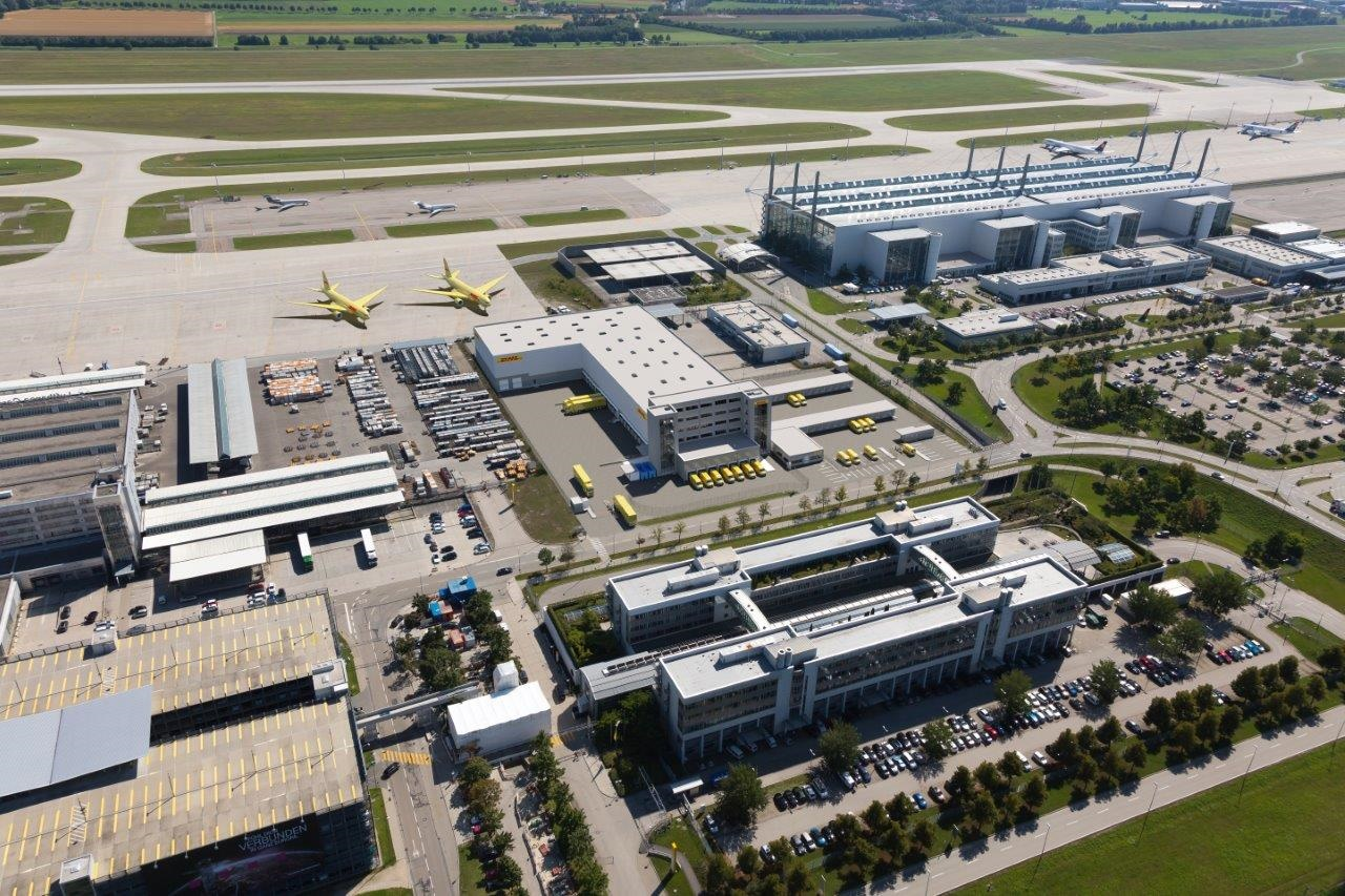 Rendering DHL New Munich Gateway