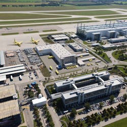 Rendering DHL New Munich Gateway