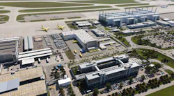 Rendering DHL New Munich Gateway