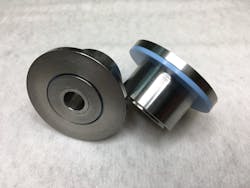 A King Air flap roller left with a AeroTough GF thermoplastic polymer bearing from Marsh Brothers Aviation A King Air flap roller left with a AeroTough GF thermoplastic polymer bearing from Marsh Brothers Aviation