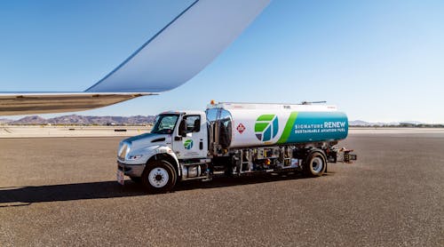 Hi Res Signature Renew Sustainable Aviation Fuel Truck