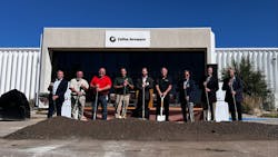 Collins Aerospace in August broke ground on an expansion of its Cargo Systems facility in Jamestown, North Dakota. Collins Aerospace in August broke ground on an expansion of its Cargo Systems facility in Jamestown, North Dakota.