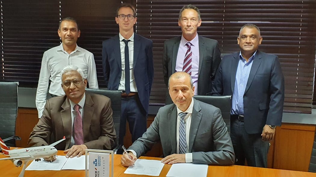 Air Mauritius Renews Its Partnership With Afi Klm E&amp;m