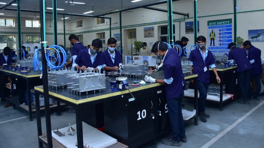 In India, the Aeronautical Structure &amp; Equipment Fitter vocational program, developed by the Dassault Skill Academy and initiated with the local authorities, reached an important milestone on June 30, 2022. This date marked the commencement ceremony of the first graduating class of 19 students.