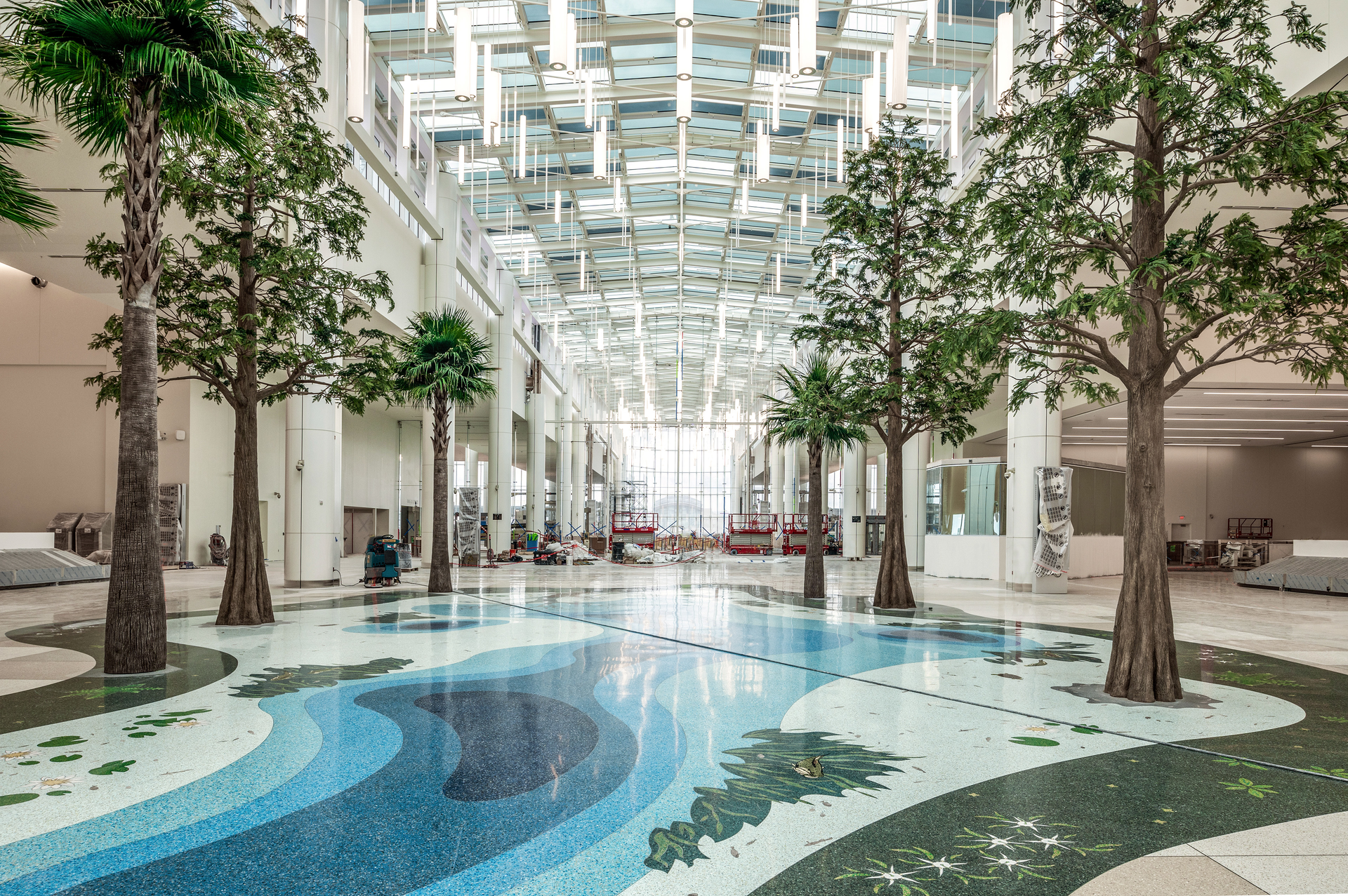 Construction 2022 &ndash; The Boulevard, capped by a Grand Skylight, will connect ticketing, security, concessions, gates and baggage claim.