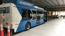 At MCI two 300 kW wireless inductive chargers will be located at shuttle bus stops at the new terminal (just outside of the baggage claim area).
