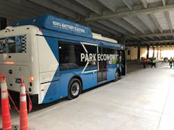 At MCI two 300 kW wireless inductive chargers will be located at shuttle bus stops at the new terminal (just outside of the baggage claim area).