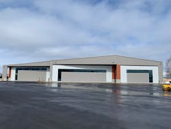 When you first see the 14,000-square-foot Lake Hood, Alaska, hangar owned by Jim St. George, you can&rsquo;t help but notice the decorative window design. The three-stall hangar has hydraulic doors measuring 65 and 40 feet wide and a 34-foot-wide bifold door.