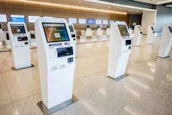 Interior of the new 16,700-square-foot Ticketing facility, which is anticipated to receive a Leadership in Energy and Environmental Design (LEED) Silver certification. Interior of the new 16,700-square-foot Ticketing facility, which is anticipated to receive a Leadership in Energy and Environmental Design (LEED) Silver certification.