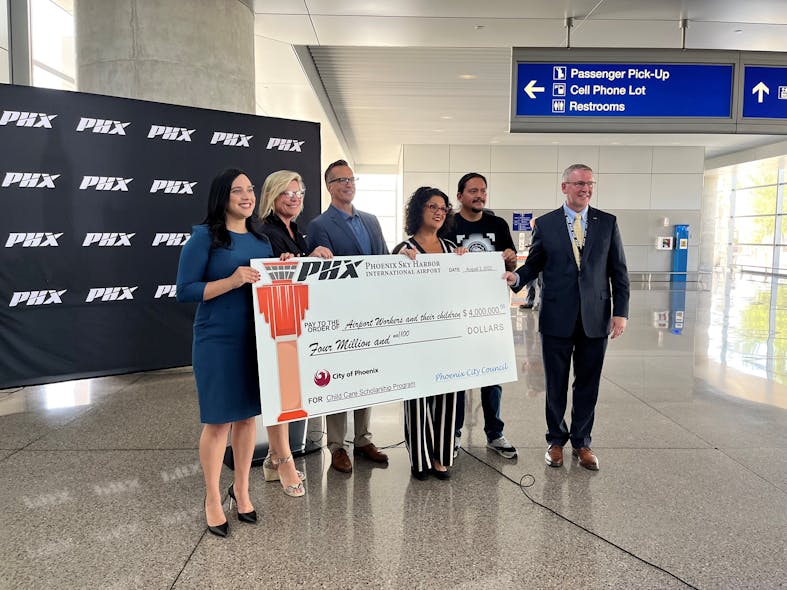 The City of Phoenix Airport Worker Child Care Scholarship Program is a new benefit for workers in the aviation industry.