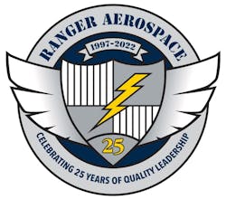 Ranger Aerospace 25 Anniversary Final Emblem 6312190187aab Ranger Aerospace 25 Anniversary Final Emblem 6312190187aab