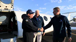 Richard F. Chandler, Chairman, Clermont Group, Majority Shareholder of Eviation; Steve Crane, Test Pilot; Greg Davis, President and CEO of Eviation Richard F. Chandler, Chairman, Clermont Group, Majority Shareholder of Eviation; Steve Crane, Test Pilot; Greg Davis, President and CEO of Eviation