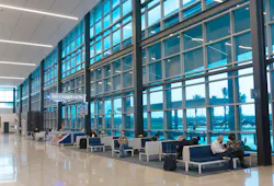 SageGlass smart windows in operation at Brownsville South Padre Island International Airport. SageGlass smart windows in operation at Brownsville South Padre Island International Airport.