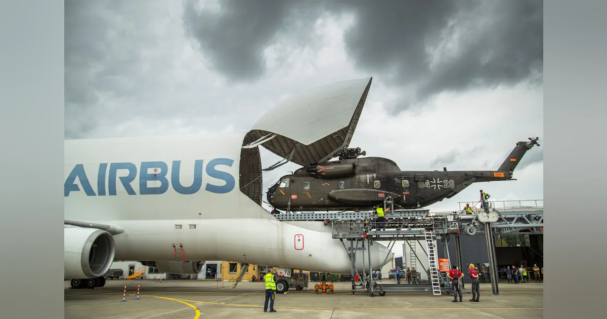Airbus Tests Loading System for Outsized Military Cargo on Beluga ...