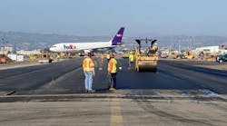 The rehabilitated taxiways Victor and Bravo will serve nearly all flight operations at Oakland for the next 10-15 years. The rehabilitated taxiways Victor and Bravo will serve nearly all flight operations at Oakland for the next 10-15 years.