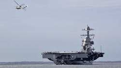 The USS Gerald R. Ford is the Navy’s newest – and largest – aircraft carrier, and the first of a new generation of carriers. The USS Gerald R. Ford is the Navy’s newest – and largest – aircraft carrier, and the first of a new generation of carriers.