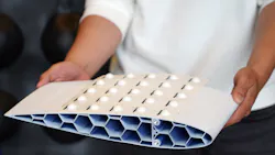 Arrays of domes on a drone wing may help it to detect information from its surroundings only when necessary. Arrays of domes on a drone wing may help it to detect information from its surroundings only when necessary.