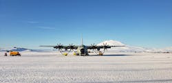 An LC-130 'Skibird' Hercules assigned to the New York Air National Guard's 109th Airlift Wing sits on the skiway at Williams Field, Antarctica, Feb. 6, 2020. The 109th AW flies the largest ski-equipped aircraft in the world and supports Antarctic research. An LC-130 'Skibird' Hercules assigned to the New York Air National Guard's 109th Airlift Wing sits on the skiway at Williams Field, Antarctica, Feb. 6, 2020. The 109th AW flies the largest ski-equipped aircraft in the world and supports Antarctic research.