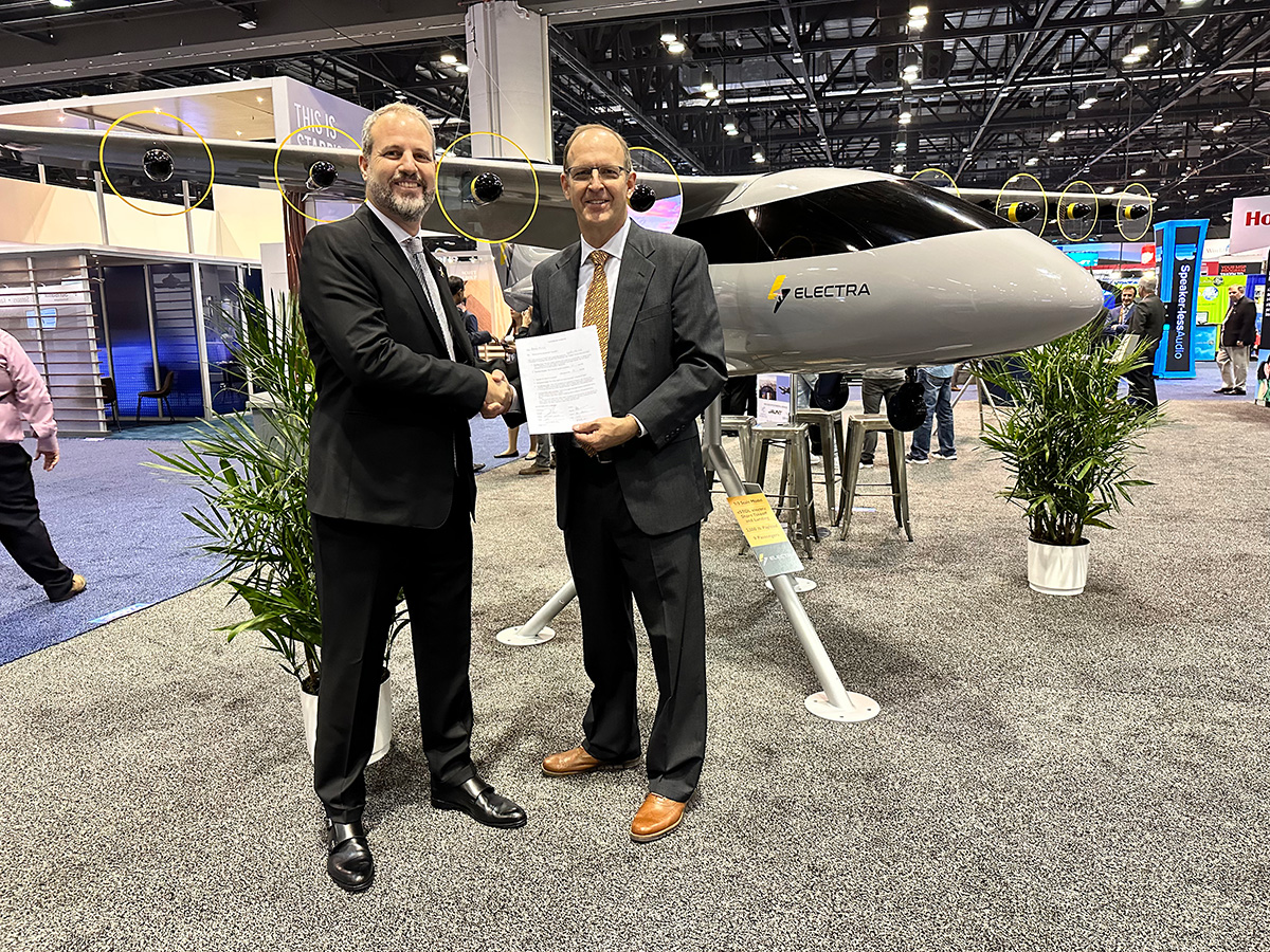 Electra.aero Inc. announced it has signed a letter of intent bringing Electra&rsquo;s total order book to 1,000 aircraft worth over $3 billion. The aircraft sale was signed with private air mobility provider Welojets, LLC for 32 electric short takeoff and landing (eSTOL) aircraft.