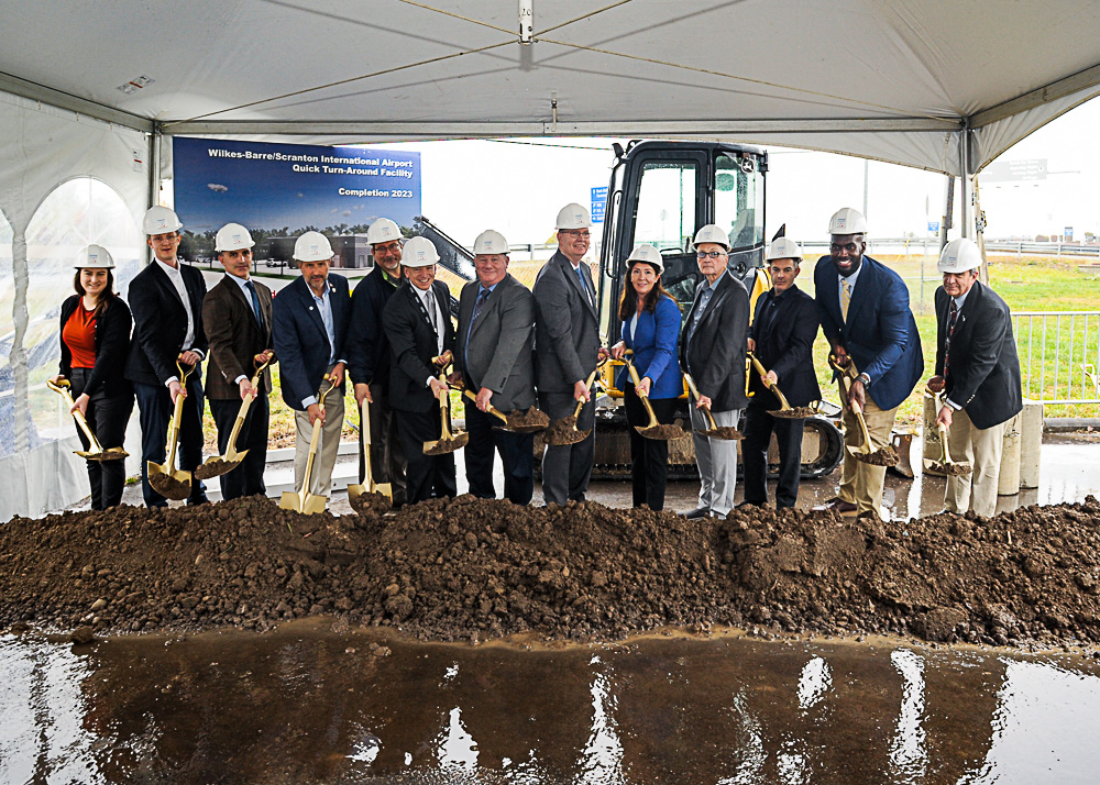 WilkesBarre/Scranton International Airport Breaks Ground on RentaCar