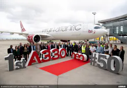 Virgin Atlantic has taken delivery of its first A330neo, marking the airline’s 50th Airbus aircraft.