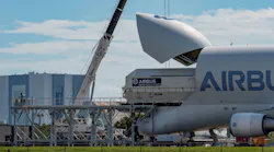 BelugaST fueled with 30% sustainable aviation fuel (SAF) for Toulouse departure.