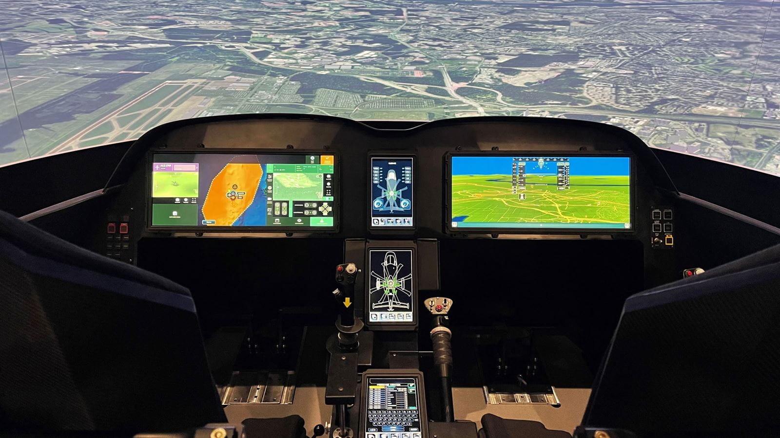 Collins Customer Experience Center Mock Aircraft Flight Deck 1920x1080