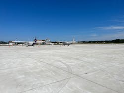 The Dare County Regional Airport (MQI), located on Roanoke Island in the Outer Banks area of N.C., replaced its apron in 2021-22.