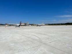 The Dare County Regional Airport (MQI), located on Roanoke Island in the Outer Banks area of N.C., replaced its apron in 2021-22. The Dare County Regional Airport (MQI), located on Roanoke Island in the Outer Banks area of N.C., replaced its apron in 2021-22.